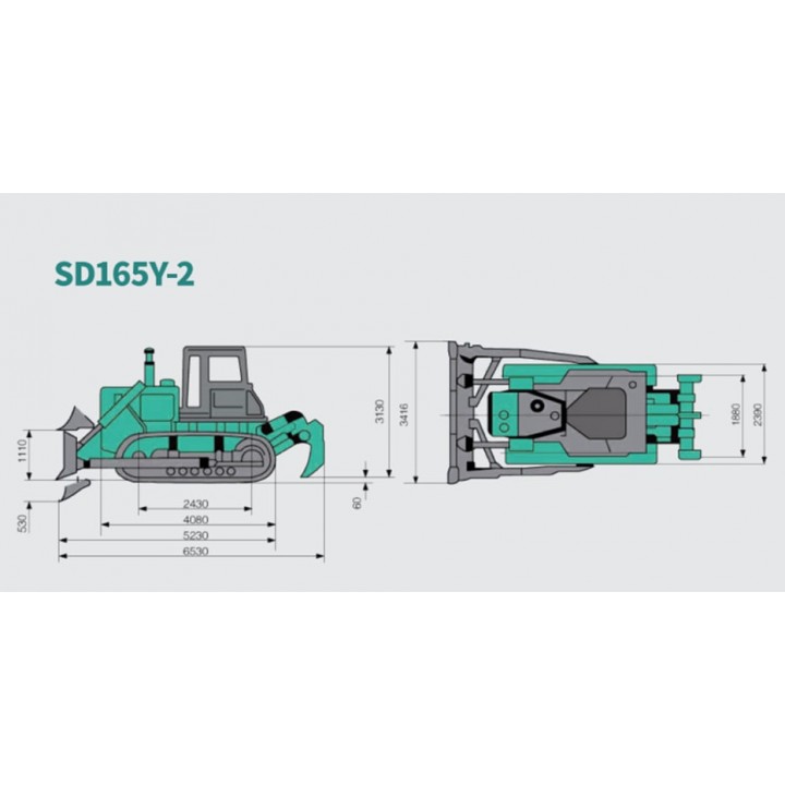 Бульдозер Sunward SD165Y-2. 16900 кг