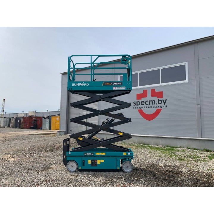 Ножничный электрический подъемник Sunward SWSL1008D